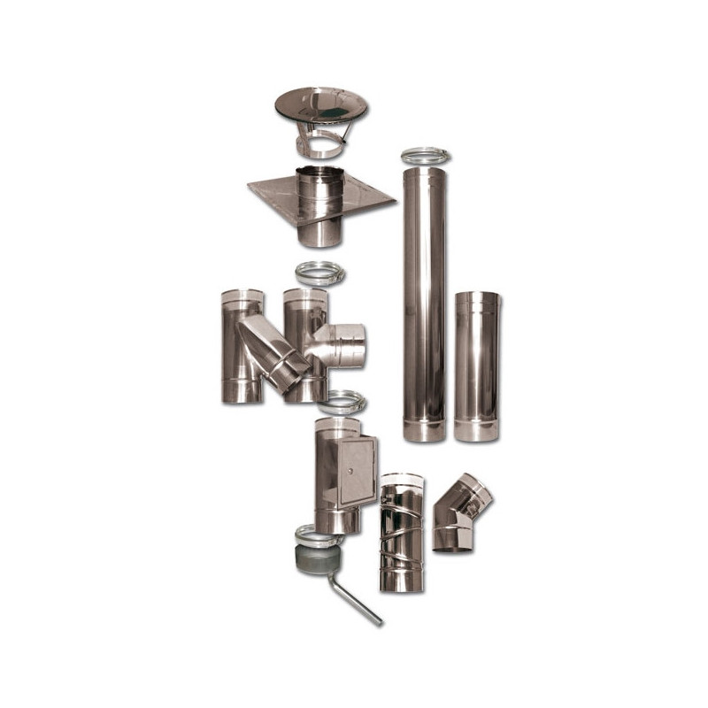 Jednovrstvový komín Ø 160 mm (1,0 mm)