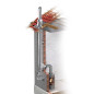 Trojvrstvový nerezový komín Ø 160mm (0,8mm) izolácia 30mm