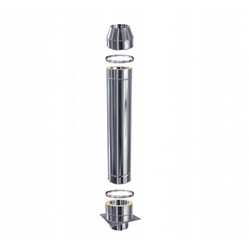 Predĺženie komína fí 180 1,2m izolácia 30 mm